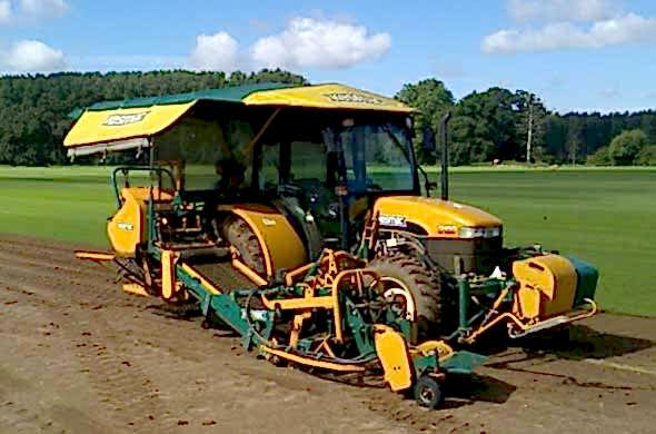 Turf machinery