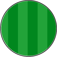 Circular shaped lawn